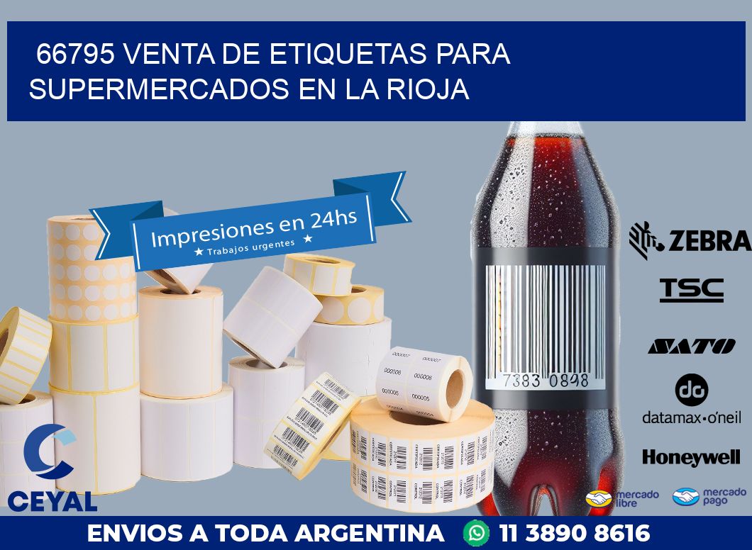 66795 VENTA DE ETIQUETAS PARA SUPERMERCADOS EN LA RIOJA