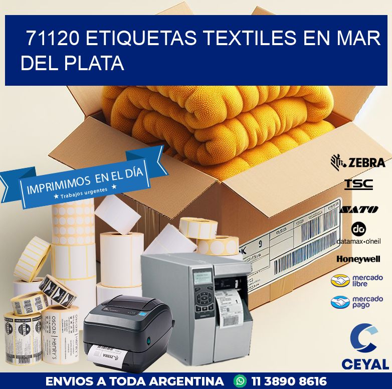 71120 ETIQUETAS TEXTILES EN MAR DEL PLATA