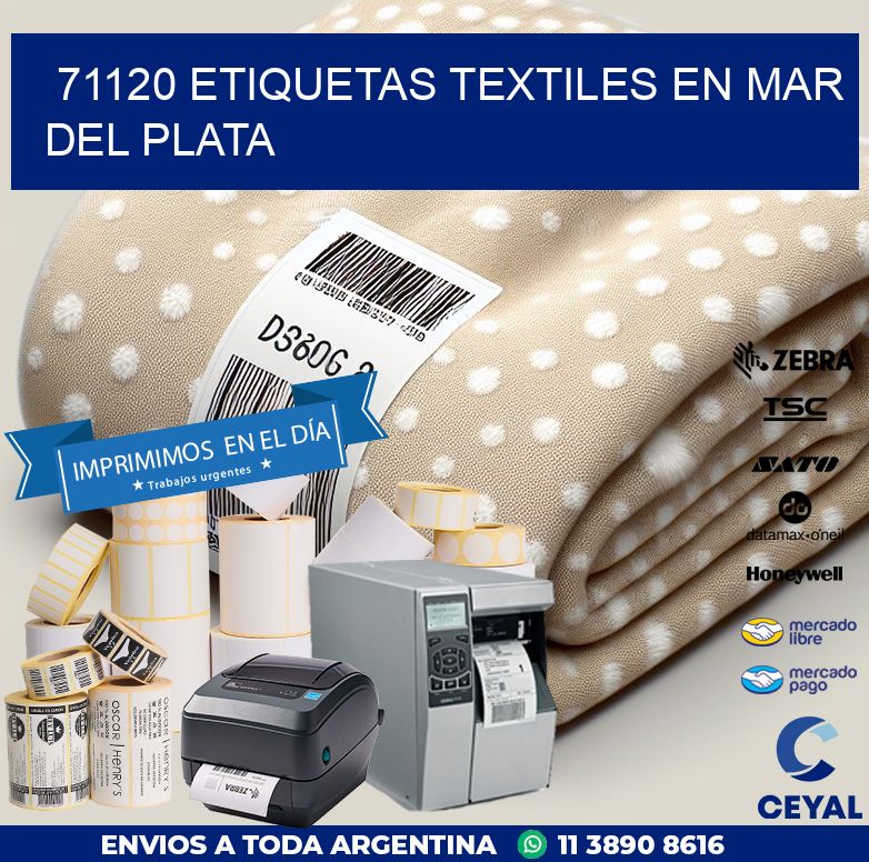 71120 ETIQUETAS TEXTILES EN MAR DEL PLATA