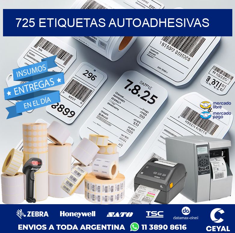 725 ETIQUETAS AUTOADHESIVAS