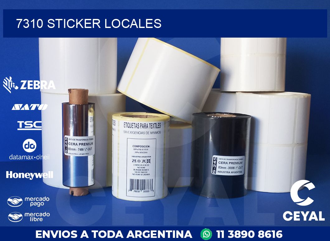 7310 STICKER LOCALES