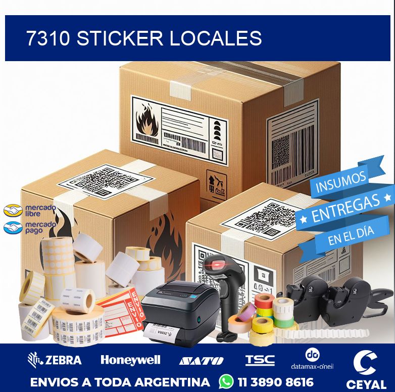 7310 STICKER LOCALES