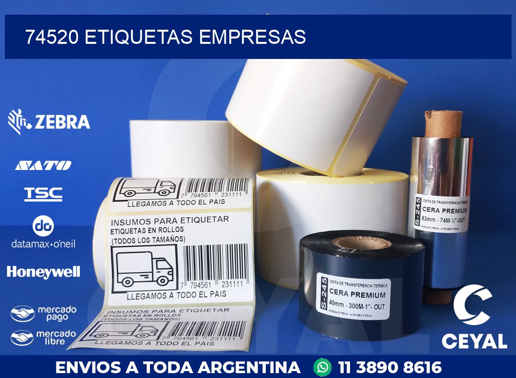 74520 ETIQUETAS EMPRESAS