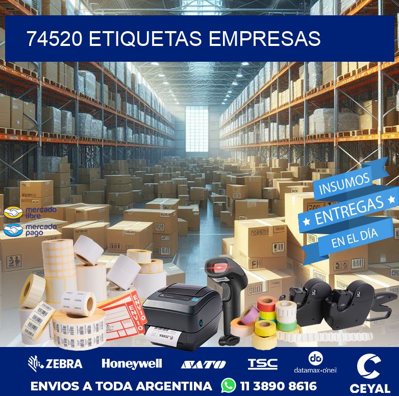 74520 ETIQUETAS EMPRESAS