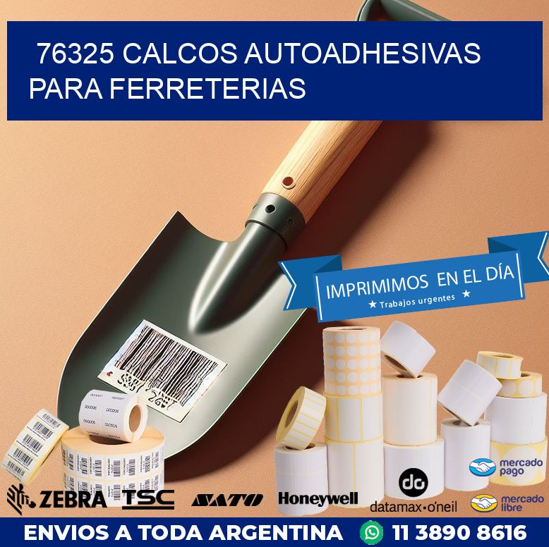 76325 CALCOS AUTOADHESIVAS PARA FERRETERIAS