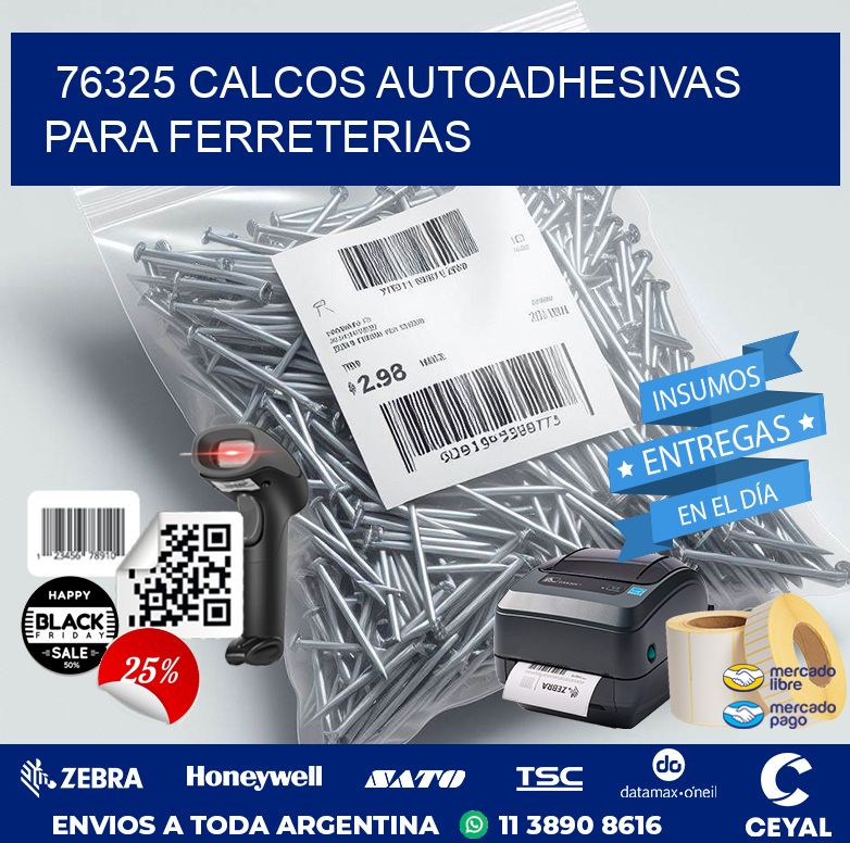 76325 CALCOS AUTOADHESIVAS PARA FERRETERIAS
