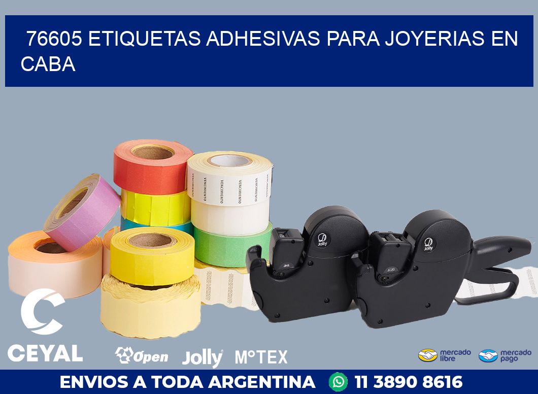 76605 ETIQUETAS ADHESIVAS PARA JOYERIAS EN CABA