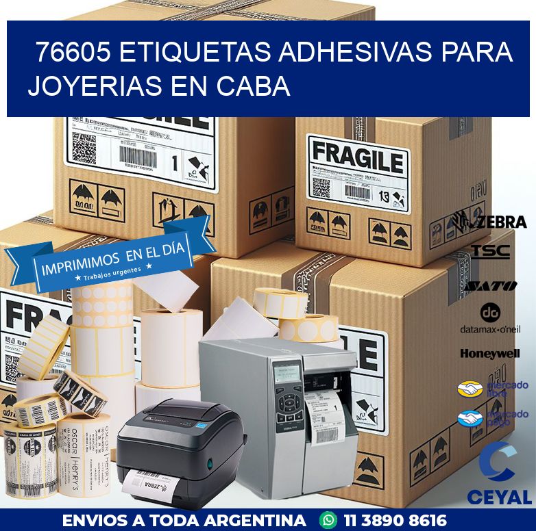 76605 ETIQUETAS ADHESIVAS PARA JOYERIAS EN CABA