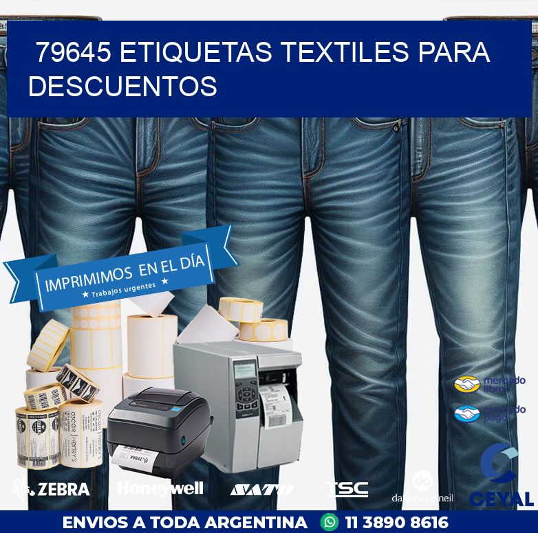 79645 ETIQUETAS TEXTILES PARA DESCUENTOS