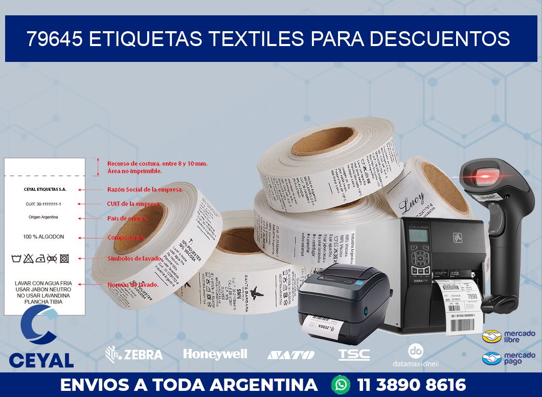 79645 ETIQUETAS TEXTILES PARA DESCUENTOS