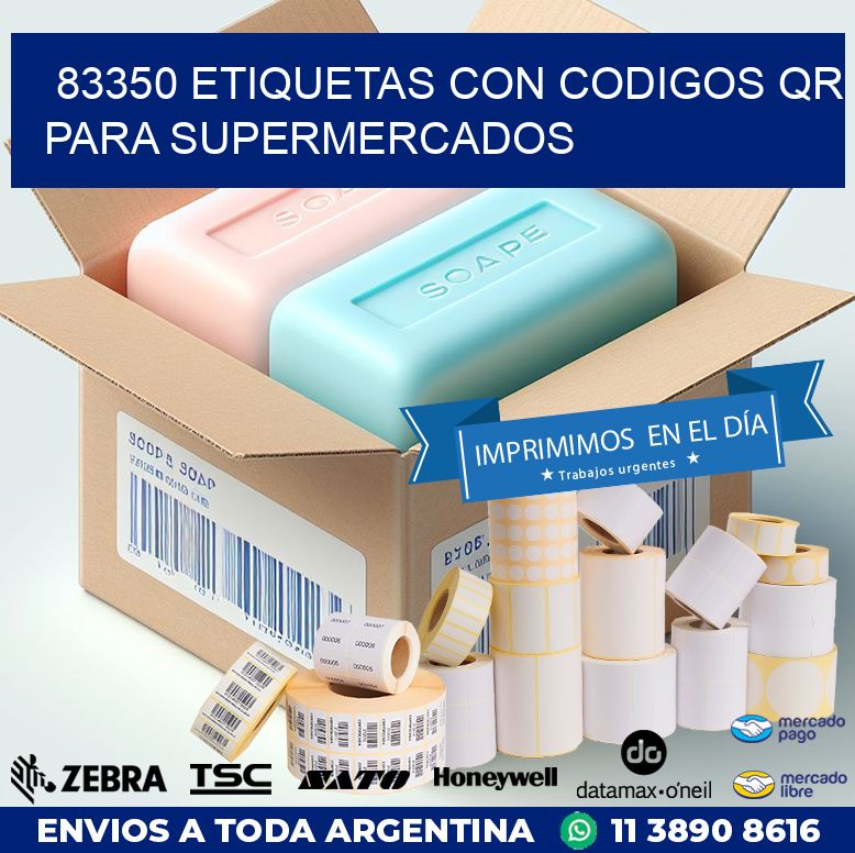 83350 ETIQUETAS CON CODIGOS QR PARA SUPERMERCADOS