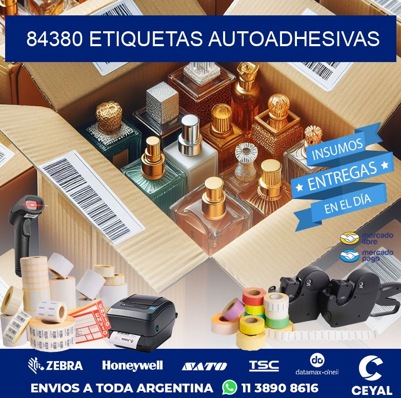 84380 ETIQUETAS AUTOADHESIVAS