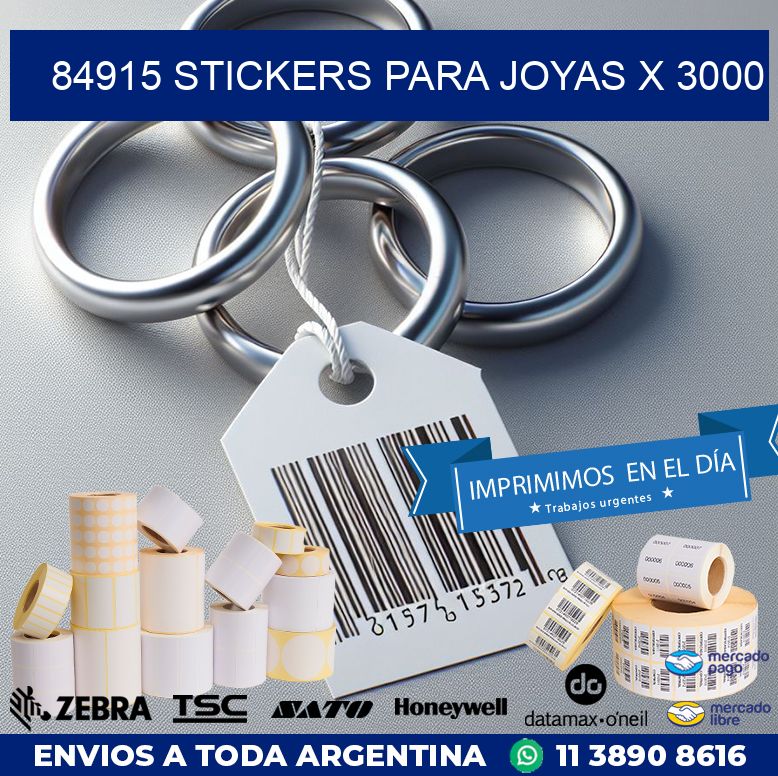 84915 STICKERS PARA JOYAS X 3000