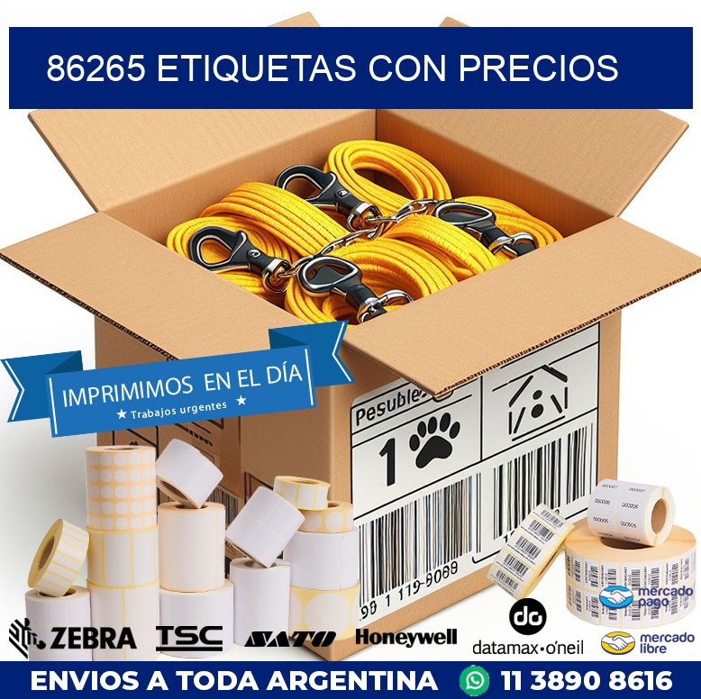 86265 ETIQUETAS CON PRECIOS