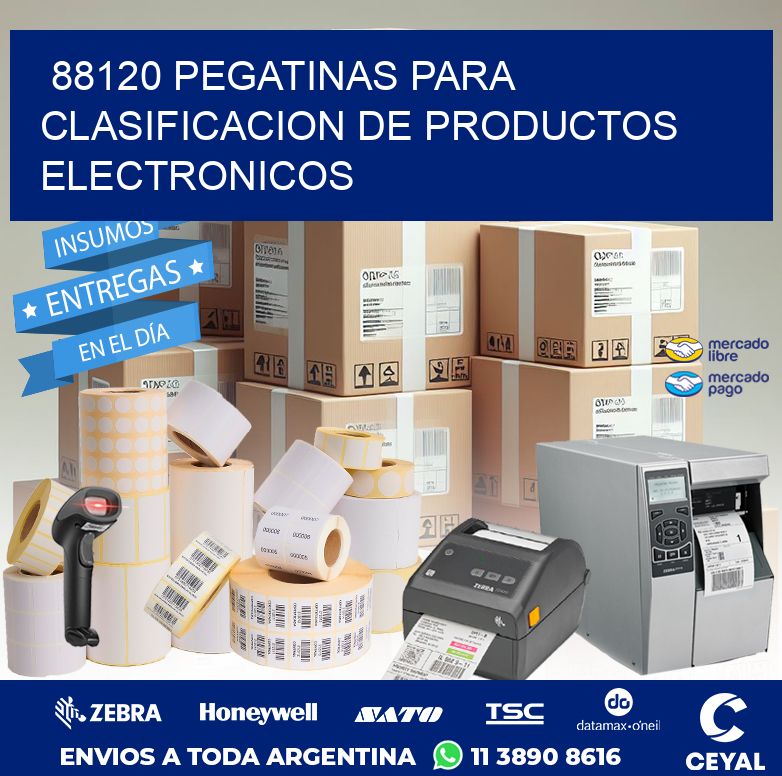 88120 PEGATINAS PARA CLASIFICACION DE PRODUCTOS ELECTRONICOS