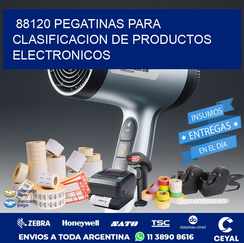 88120 PEGATINAS PARA CLASIFICACION DE PRODUCTOS ELECTRONICOS