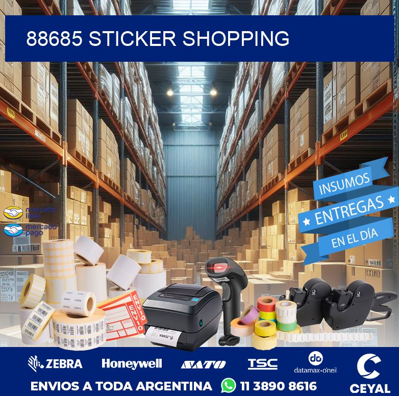 88685 STICKER SHOPPING
