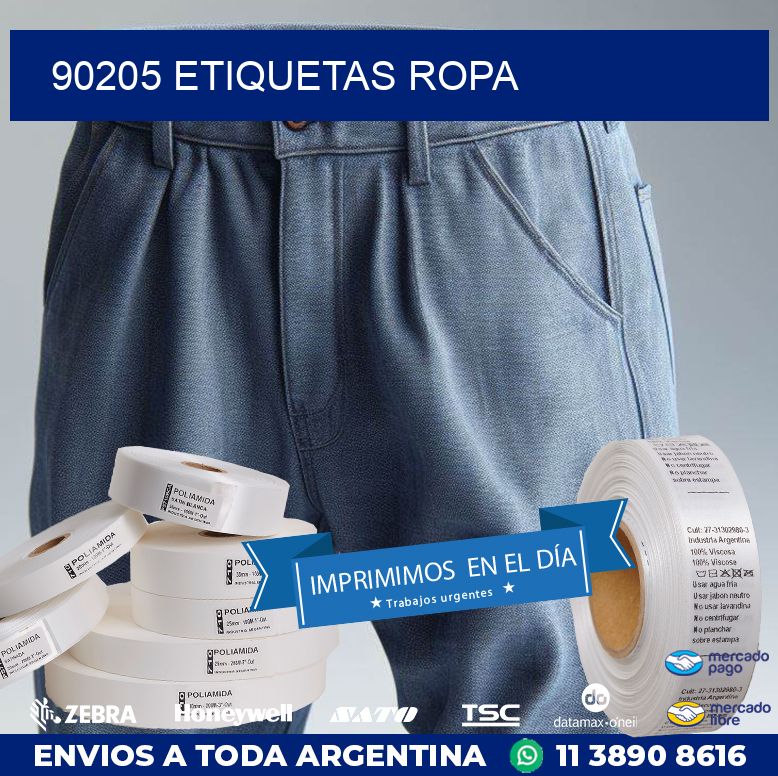 90205 ETIQUETAS ROPA