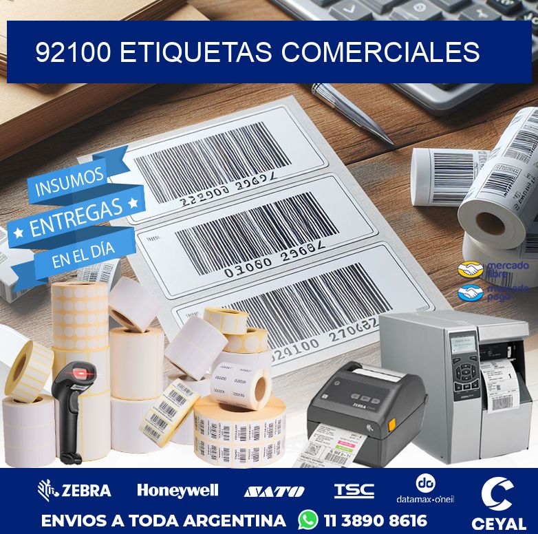 92100 ETIQUETAS COMERCIALES