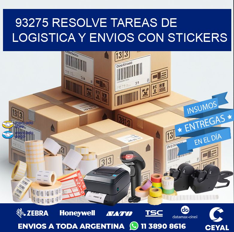 93275 RESOLVE TAREAS DE LOGISTICA Y ENVIOS CON STICKERS