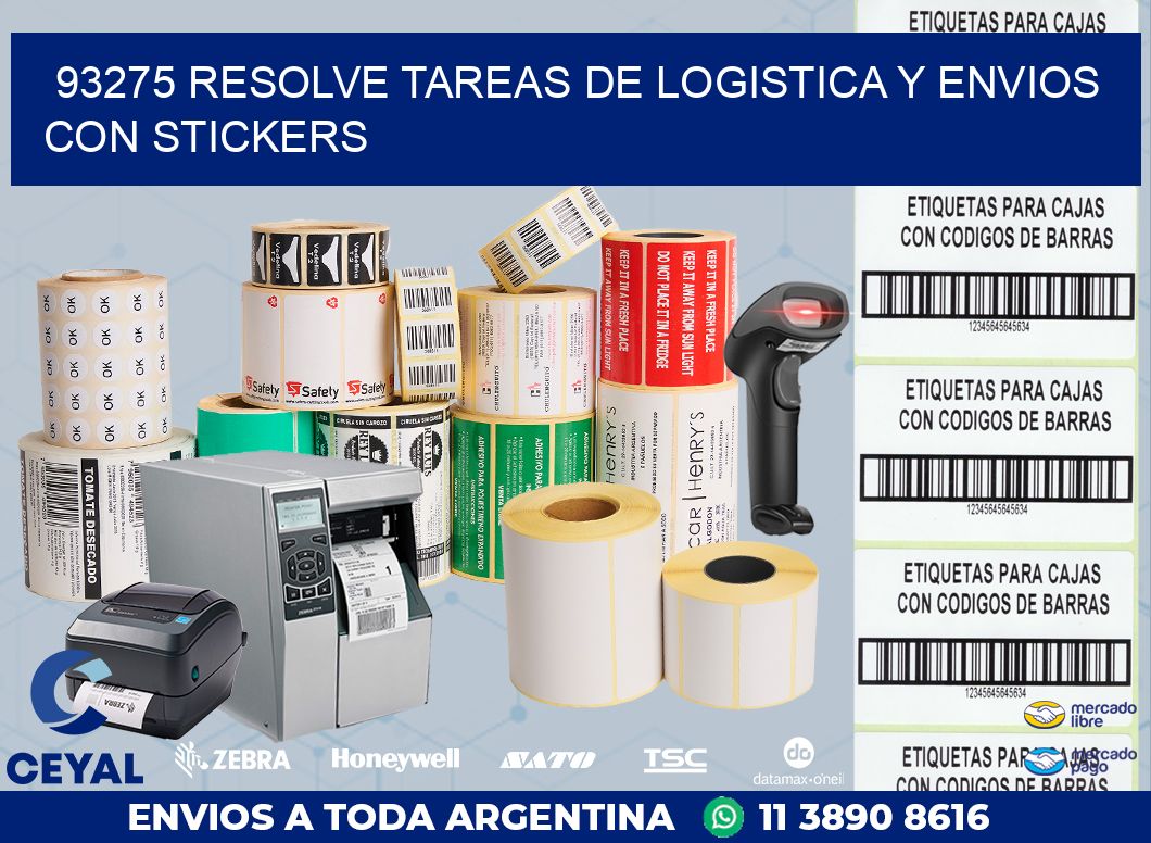 93275 RESOLVE TAREAS DE LOGISTICA Y ENVIOS CON STICKERS