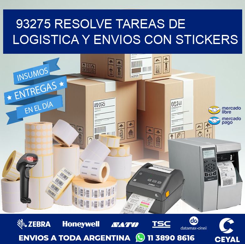 93275 RESOLVE TAREAS DE LOGISTICA Y ENVIOS CON STICKERS