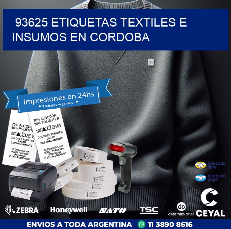 93625 ETIQUETAS TEXTILES E INSUMOS EN CORDOBA