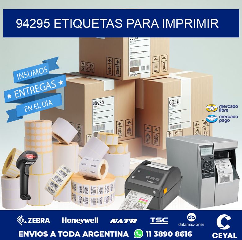 94295 ETIQUETAS PARA IMPRIMIR