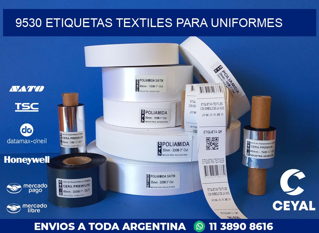 9530 ETIQUETAS TEXTILES PARA UNIFORMES