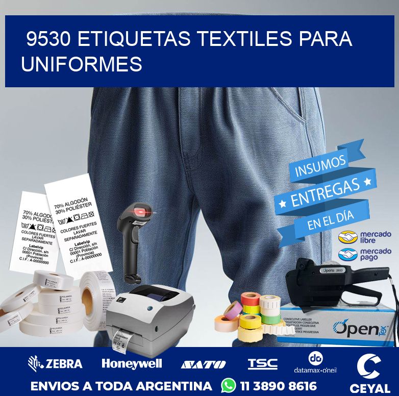 9530 ETIQUETAS TEXTILES PARA UNIFORMES