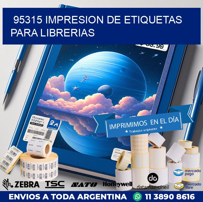 95315 IMPRESION DE ETIQUETAS PARA LIBRERIAS