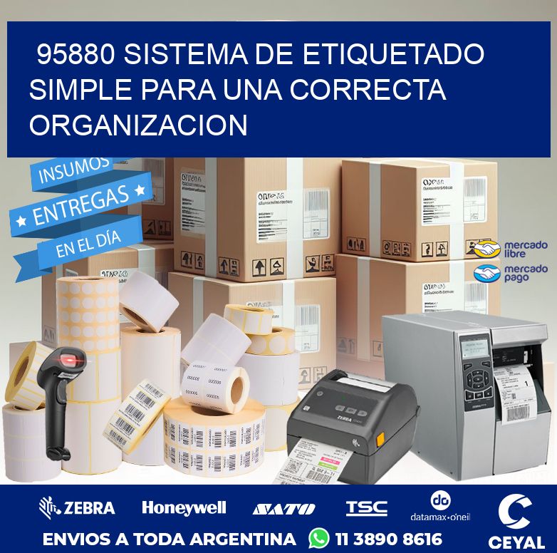 95880 SISTEMA DE ETIQUETADO SIMPLE PARA UNA CORRECTA ORGANIZACION