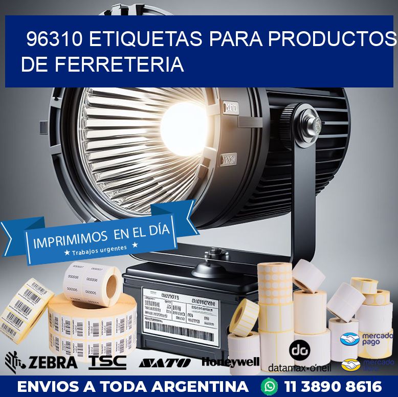 96310 ETIQUETAS PARA PRODUCTOS DE FERRETERIA