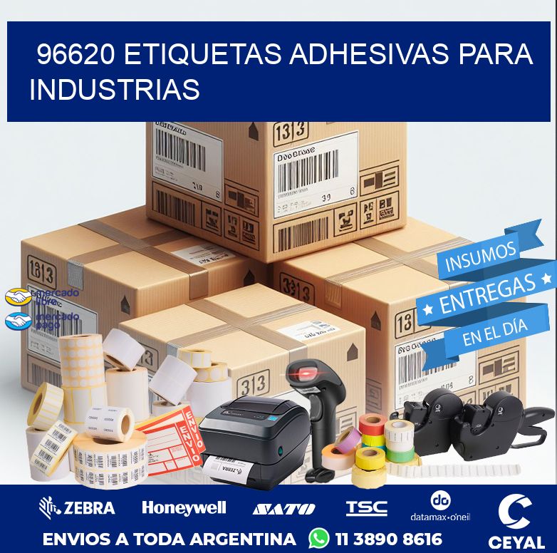 96620 ETIQUETAS ADHESIVAS PARA INDUSTRIAS