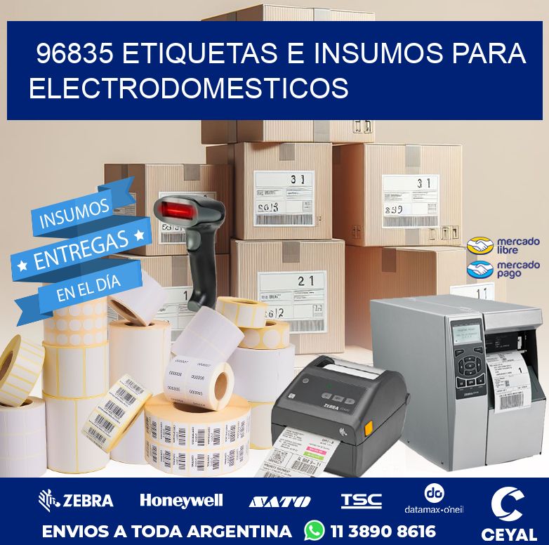 96835 ETIQUETAS E INSUMOS PARA ELECTRODOMESTICOS