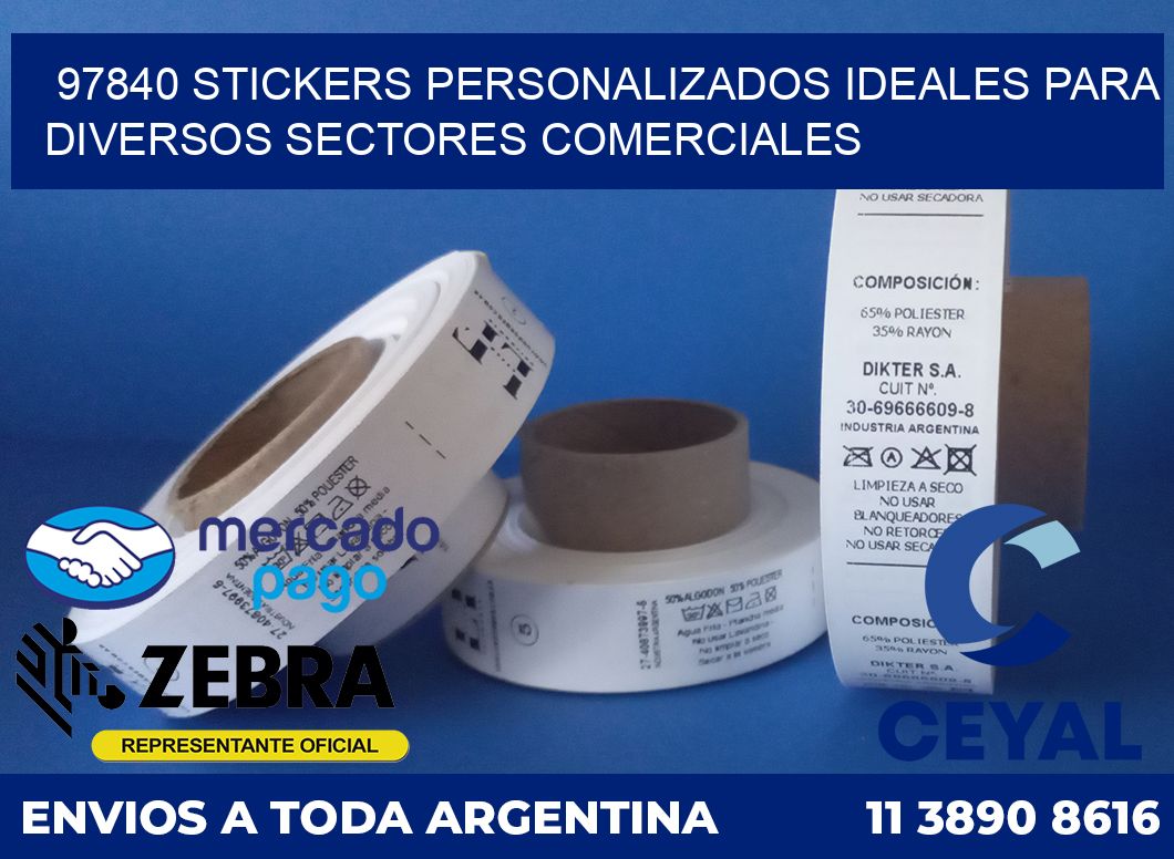 97840 STICKERS PERSONALIZADOS IDEALES PARA DIVERSOS SECTORES COMERCIALES