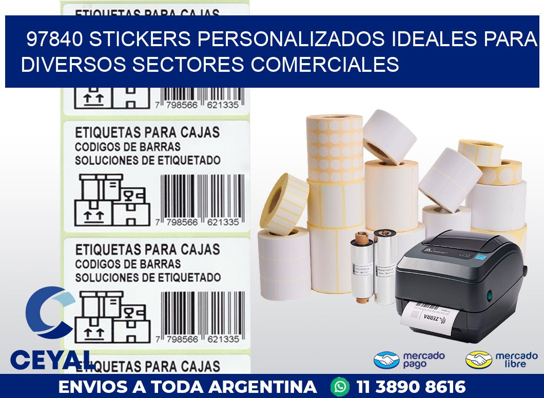 97840 STICKERS PERSONALIZADOS IDEALES PARA DIVERSOS SECTORES COMERCIALES