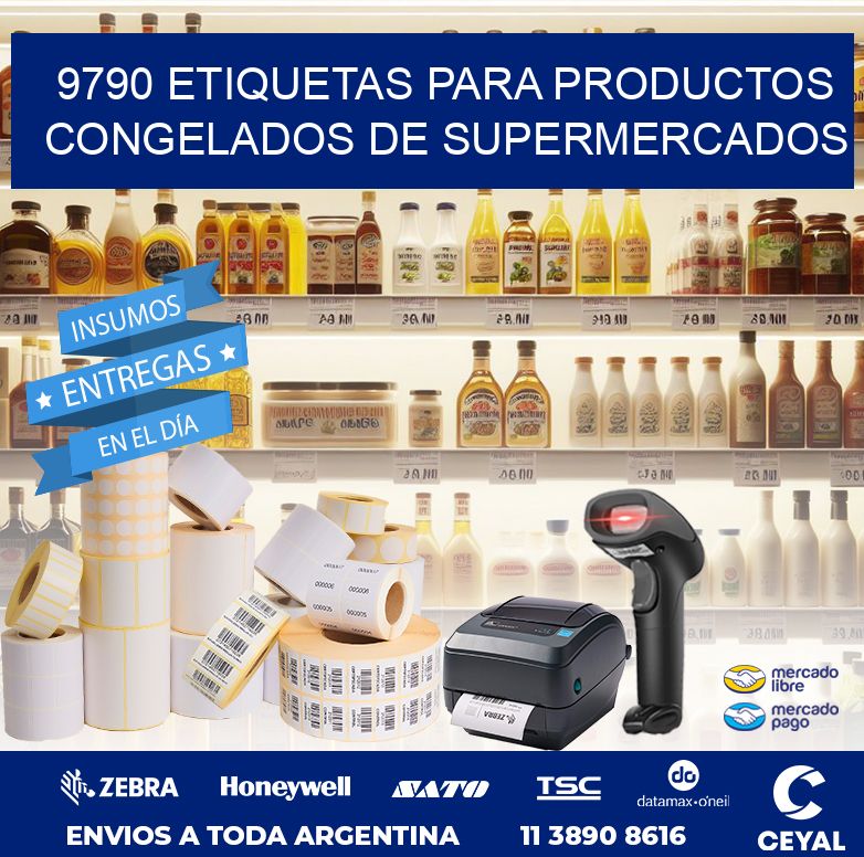 9790 ETIQUETAS PARA PRODUCTOS CONGELADOS DE SUPERMERCADOS