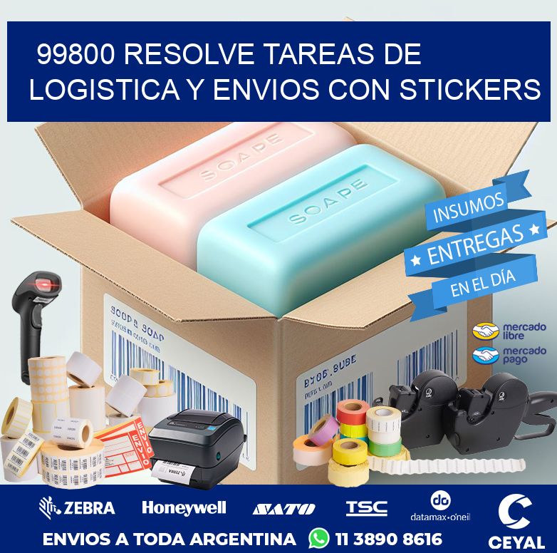 99800 RESOLVE TAREAS DE LOGISTICA Y ENVIOS CON STICKERS