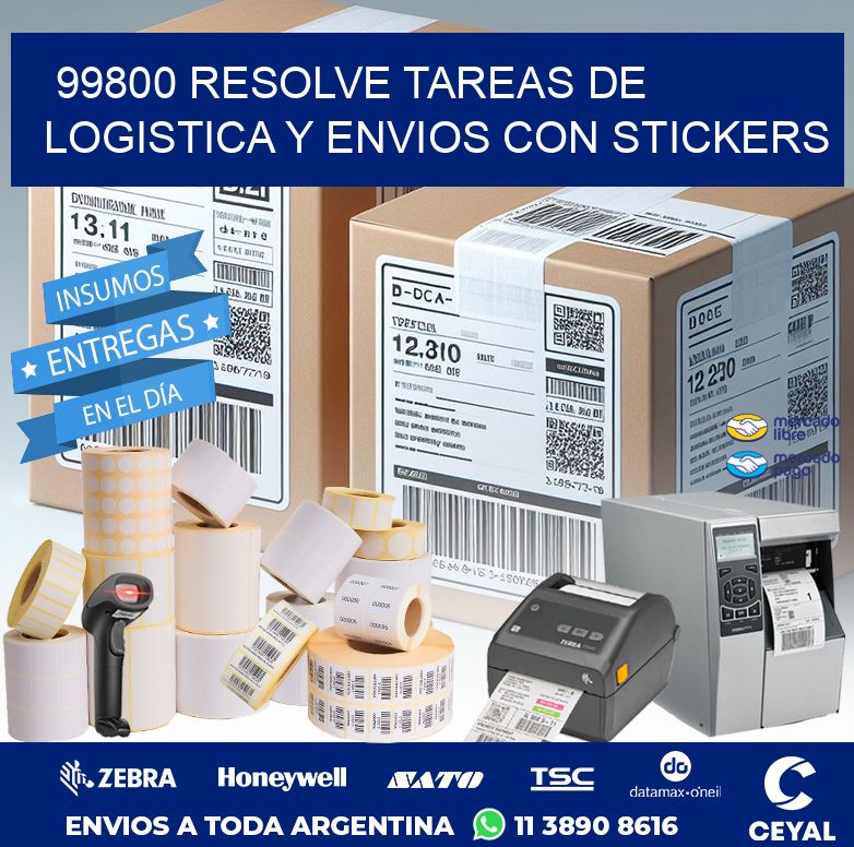 99800 RESOLVE TAREAS DE LOGISTICA Y ENVIOS CON STICKERS