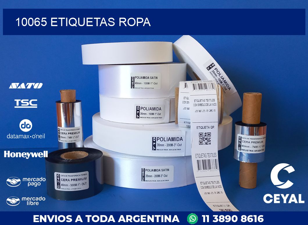 10065 ETIQUETAS ROPA
