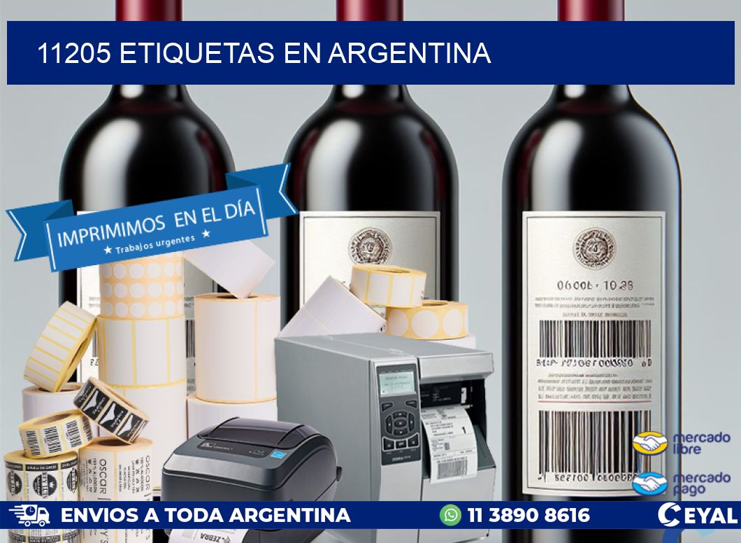 11205 etiquetas en argentina
