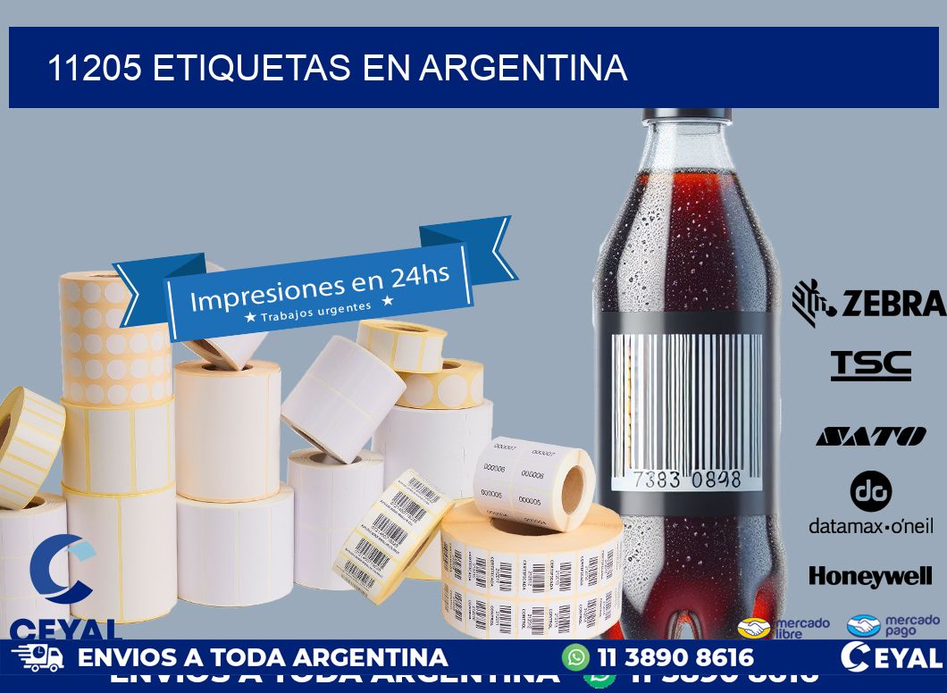 11205 etiquetas en argentina