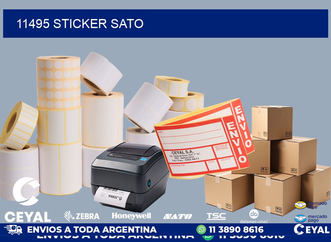 11495 sticker sato