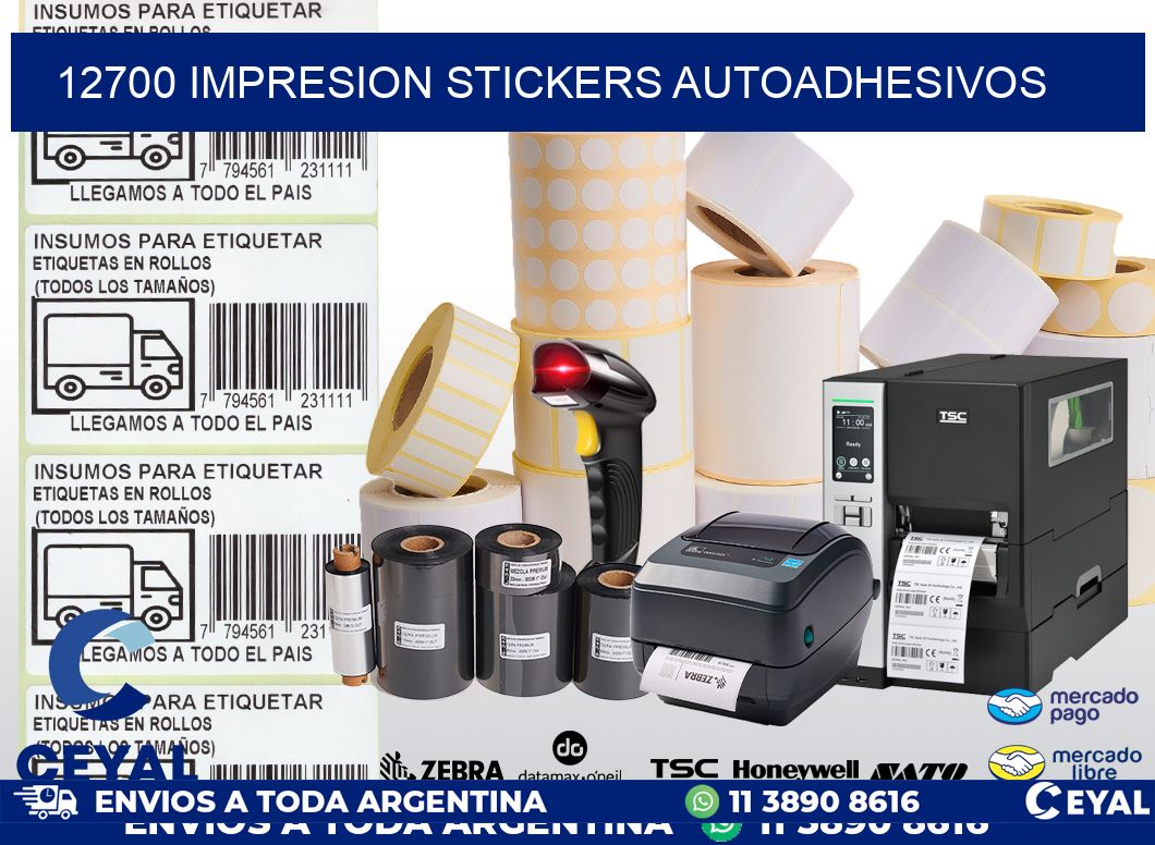 12700 Impresion stickers autoadhesivos