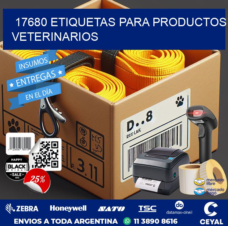 17680 ETIQUETAS PARA PRODUCTOS VETERINARIOS