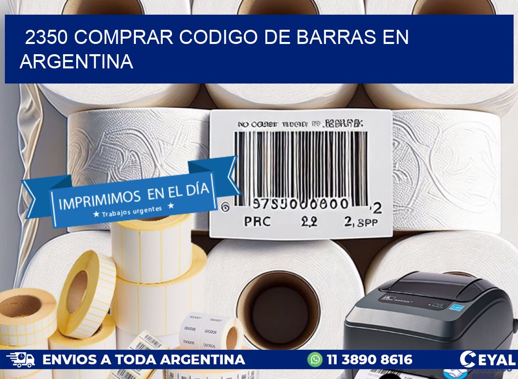 2350 Comprar Codigo de Barras en Argentina