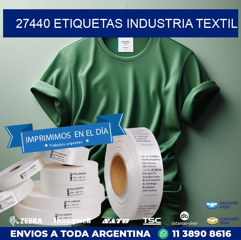 27440 ETIQUETAS INDUSTRIA TEXTIL
