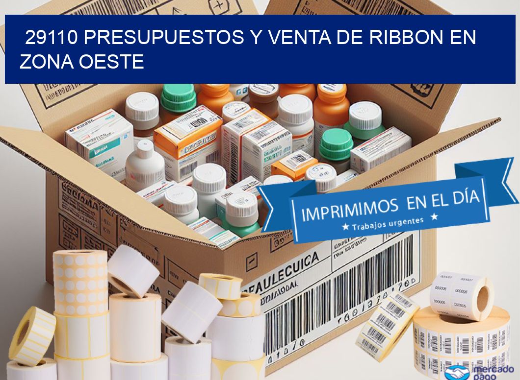 29110 PRESUPUESTOS Y VENTA DE RIBBON EN ZONA OESTE