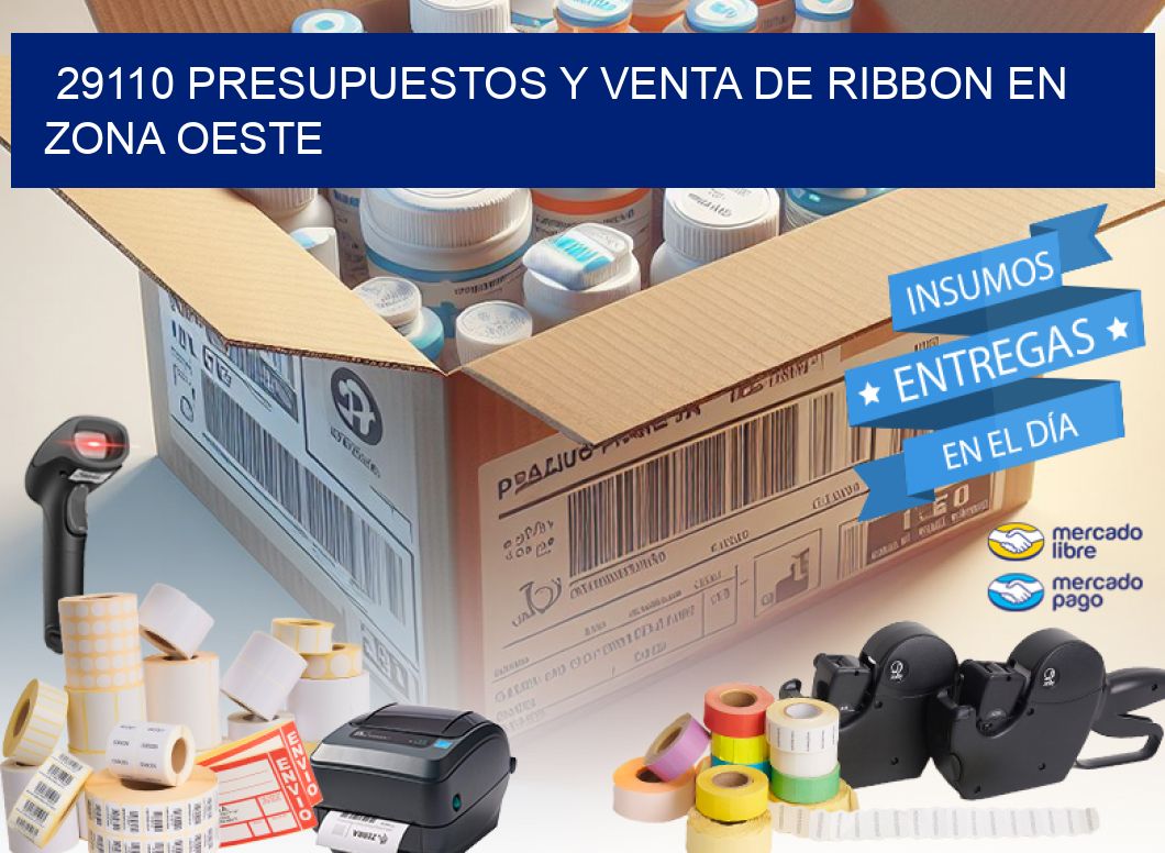 29110 PRESUPUESTOS Y VENTA DE RIBBON EN ZONA OESTE